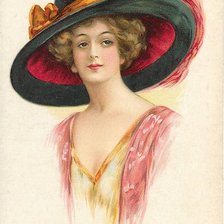 Схема вышивки «серия женский образ»