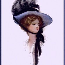 Схема вышивки «серия женский образ»