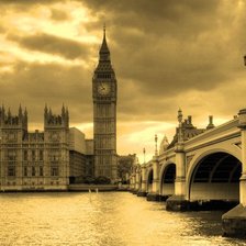 Схема вышивки «Мост через Темзу»