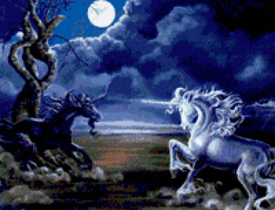 битва единорогов - единороги - предпросмотр