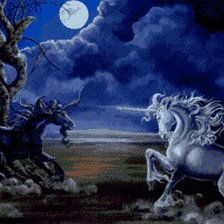 битва единорогов