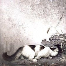 Схема вышивки «охота»