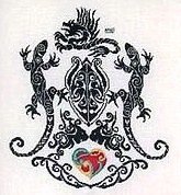 Схема вышивки «Саламандра»