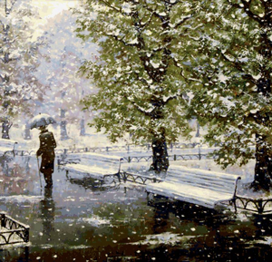 первый снег - предпросмотр