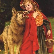 Схема вышивки «Красная шапочка»