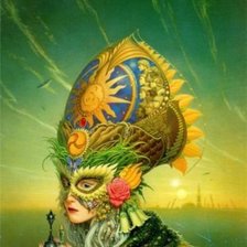 Схема вышивки «маска»