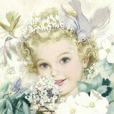 Схема вышивки «Весёнка»