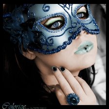 Схема вышивки «маска»