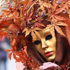 Схема вышивки «маска»