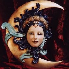 Схема вышивки «маска»