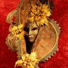 Схема вышивки «маска»