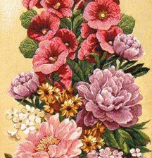 Схема вышивки «букет цветов»