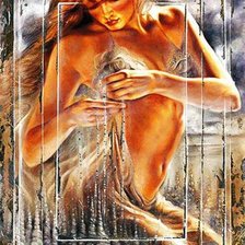 Схема вышивки «девушка»