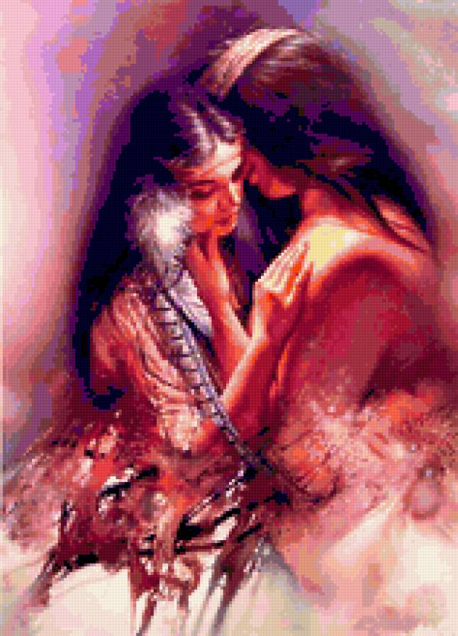 Прикосновенье - индейцы, любовь - предпросмотр