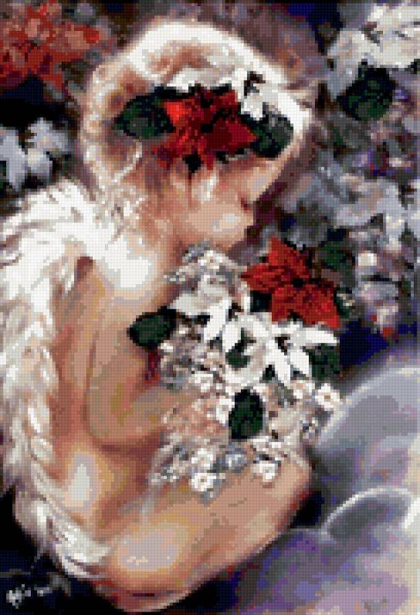 Жду тебя - ангелок, рождество - предпросмотр