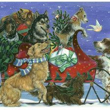 Схема вышивки «Друзья»