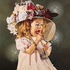 Схема вышивки «Красотка»