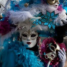 Схема вышивки «маска»