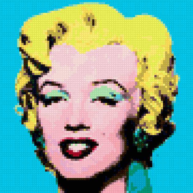 Мерлин - энди уорхолл, fashion, портрет, монро, мерлин, поп-арт - предпросмотр