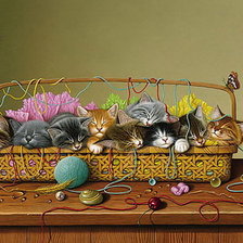 Схема вышивки «Помошнички»