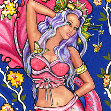 Схема вышивки «русалочка»