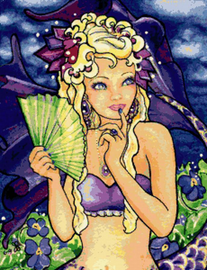 русалка - мифология, девушка, русалки, фентези, сказка - предпросмотр