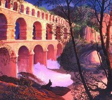 Схема вышивки «Красный закат»