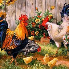 Схема вышивки «Семья»