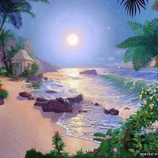 Схема вышивки «Бенгальский залив: Закат»