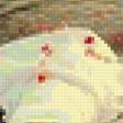 Предпросмотр схемы вышивки «пара на берегу» (№307049)