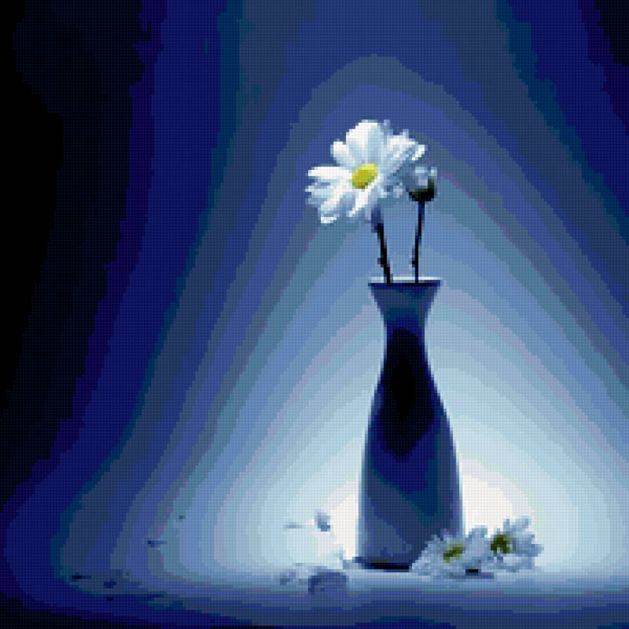 ромашка в вазе - ромашка - предпросмотр