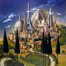 Схема вышивки «Фантастический дворец»