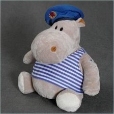 Схема вышивки «Бегемотик ВДВ»