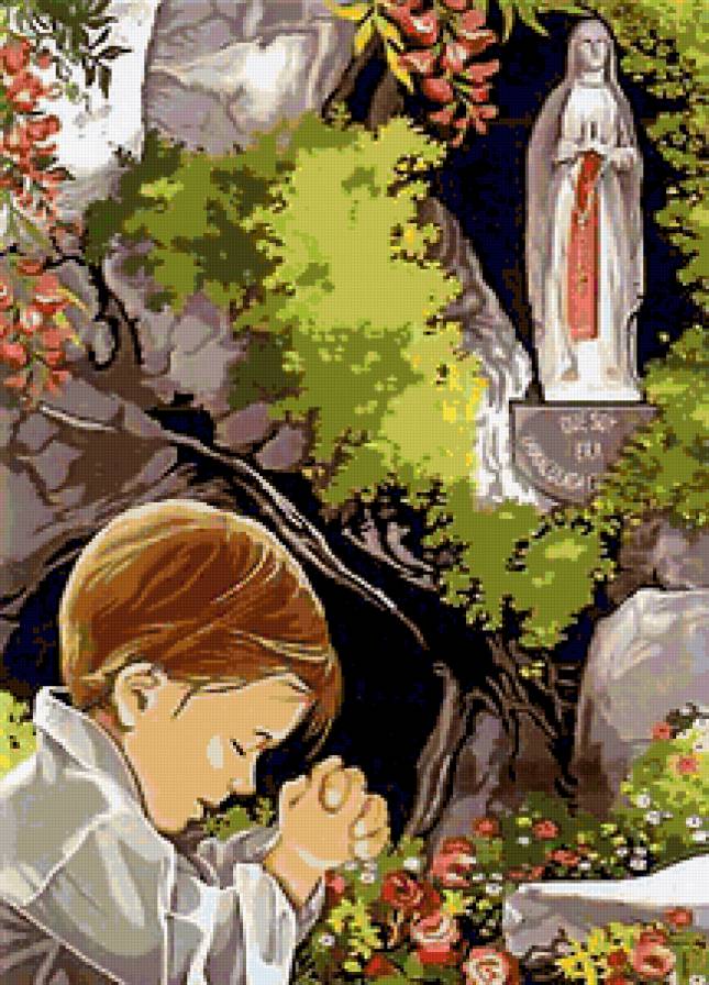 серия "дети" - дети.мальчик.молитва - предпросмотр