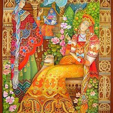 Схема вышивки «Русские мотивы»