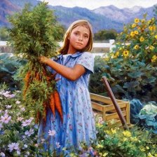 Схема вышивки «Помошница»