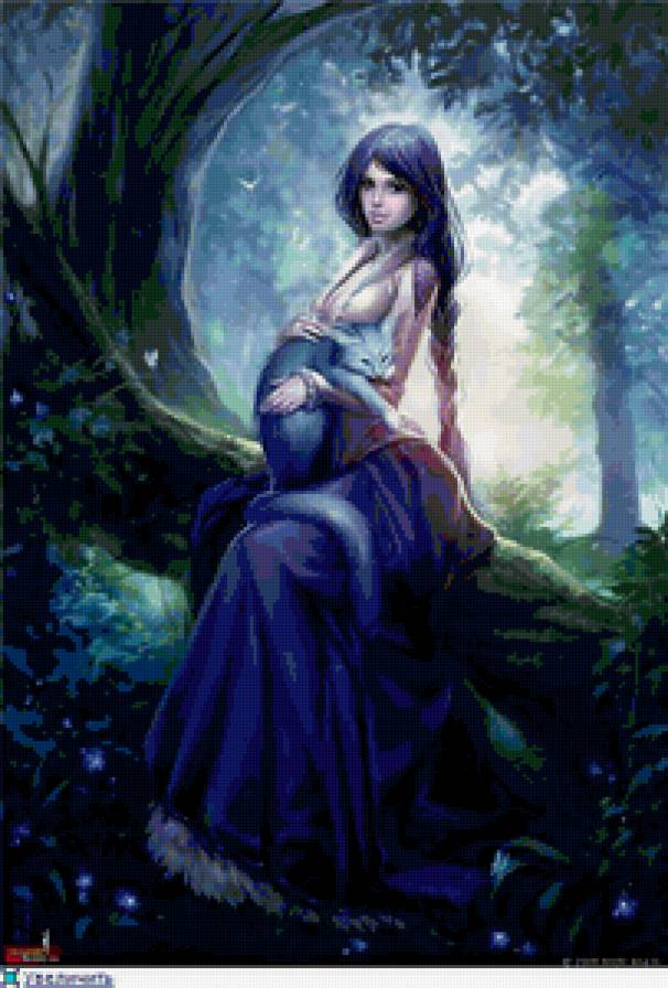 девушка с котом - предпросмотр