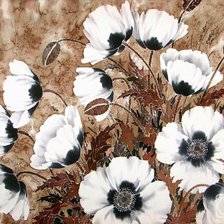 Схема вышивки «маки»