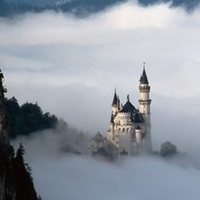 Схема вышивки «Замок»