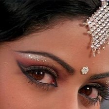 Схема вышивки «глаза»