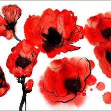 Схема вышивки «акварель»