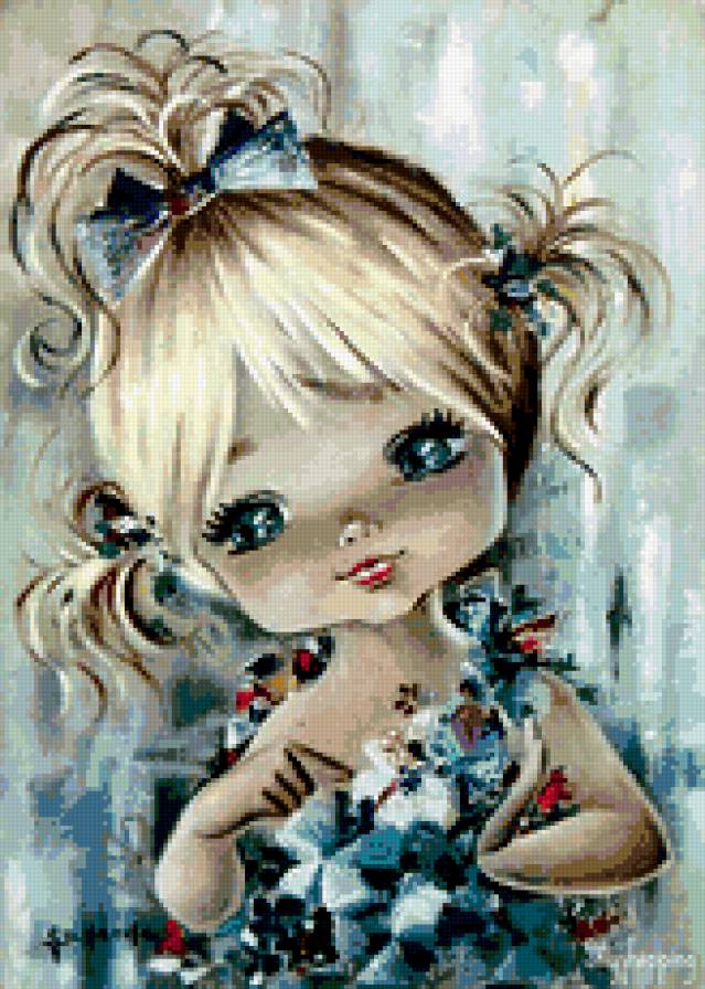 открытка - кукла, красота, люди - предпросмотр