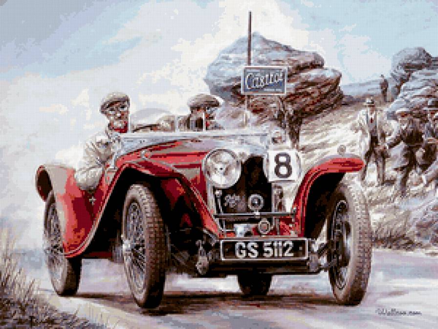 авто - ретро, автомобиль, машина - предпросмотр