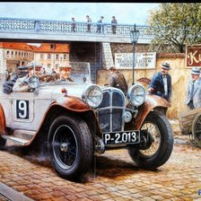 Схема вышивки «авто»