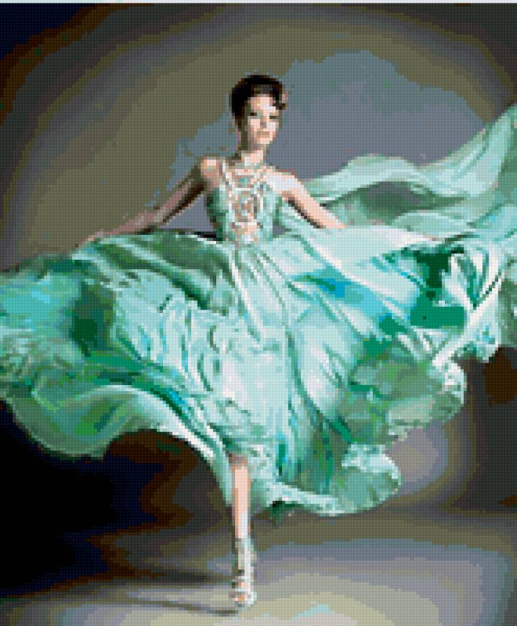 девушка в платье 3 - девушка - предпросмотр