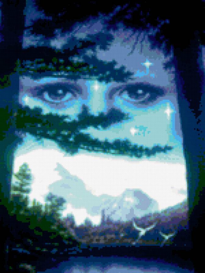 взгляд - ночь, лес, взгляд - предпросмотр