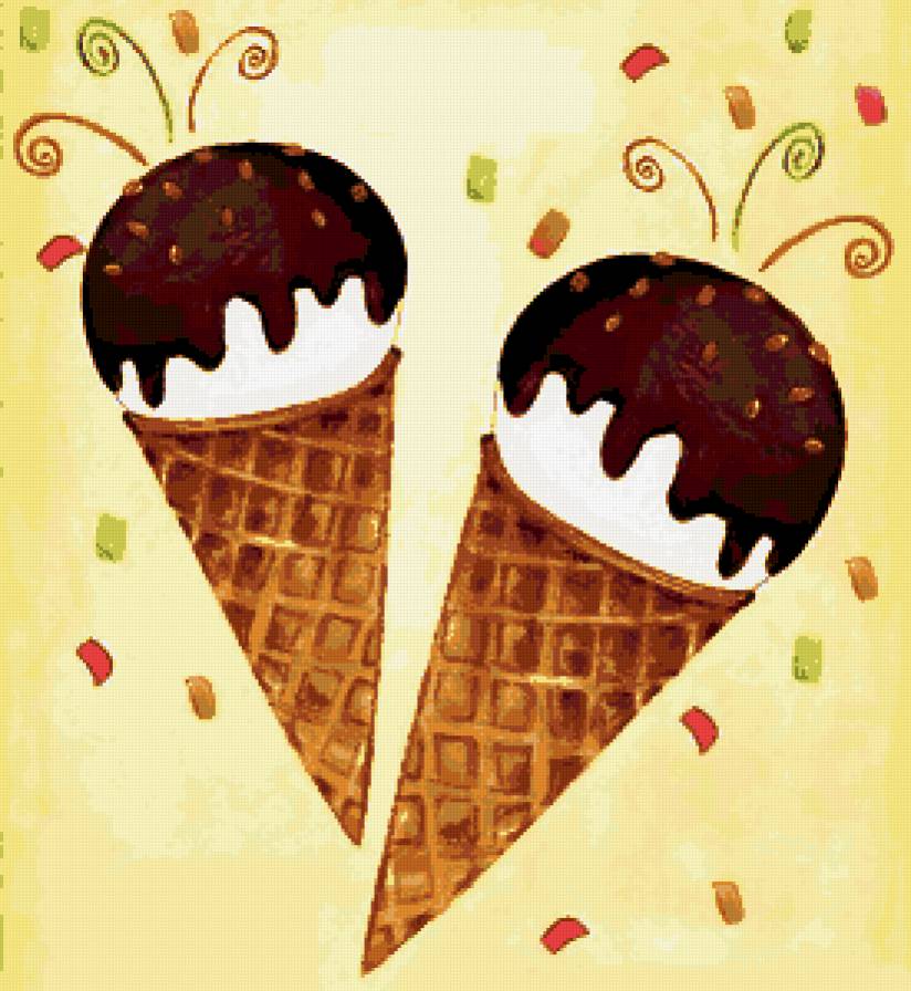 Мороженое - для кухни - предпросмотр