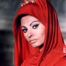 Схема вышивки «Софи Лорен»