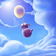 Схема вышивки «На воздушном шарике.»