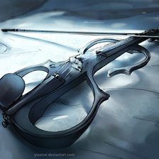 Схема вышивки «Скрипка.»